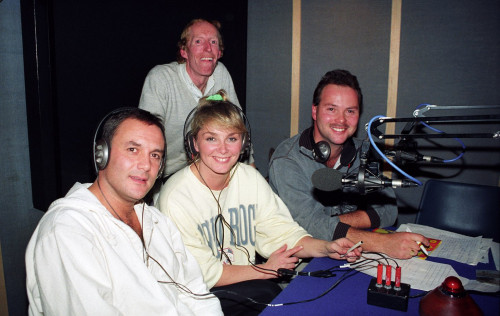 Cheryl Baker and Karl Howman with Clive Richardson and Steve Sutherland