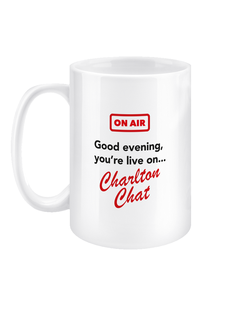 Charlton Chat "On Air" Mug